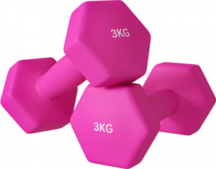 Sada 2 činek, 2x3 kg | růžové č.1