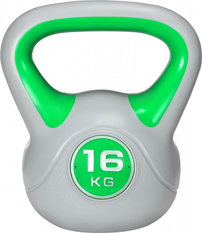 Kettlebell činka, 16 kg | zelená