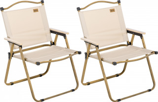 Skládací kempinková židle, 2 kusy, 54 x 59 x 78 cm | khaki č.1