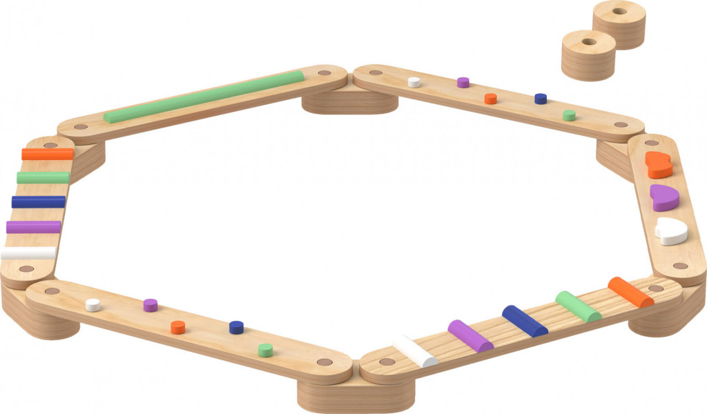 Dětská balanční kladina | vícebarevná