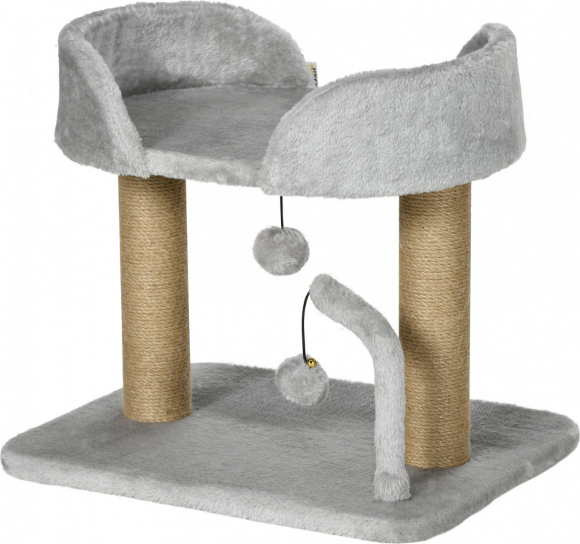 Designové škrabadlo 48 x 38 x 42 cm | šedé