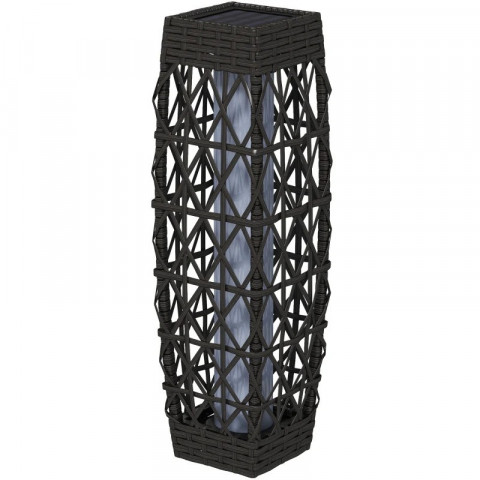 Ratanová solární lampa | šedá č.3