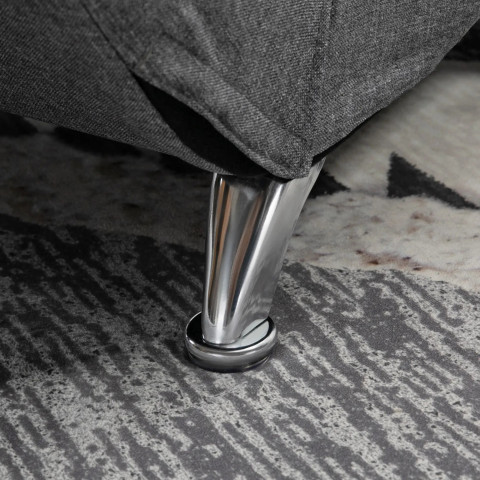 Polohovací křeslo s vysokým opěradlem, 56 x 168 x 84 cm | šedé č.5