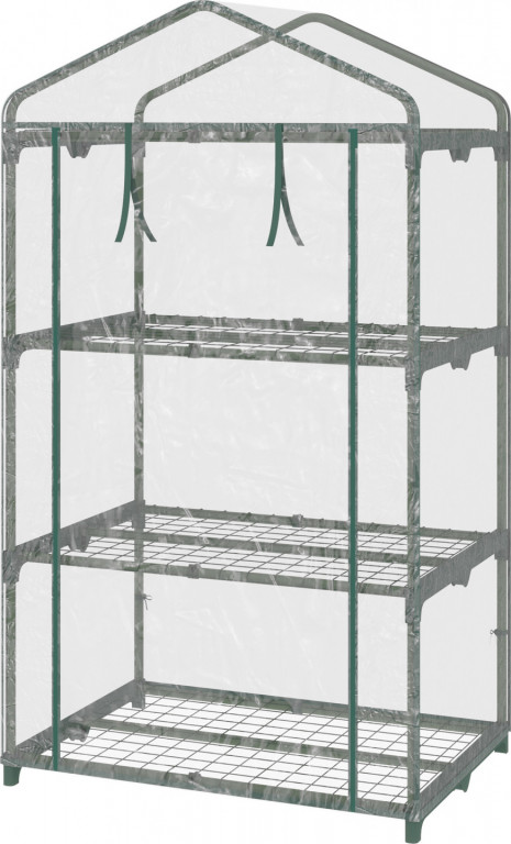 Zahradní fóliovník, 69 x 49 x 125 cm | průhledný