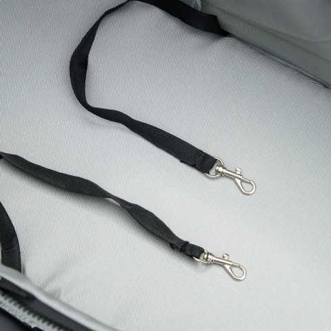 Kočárek pro psa | šedý č.7