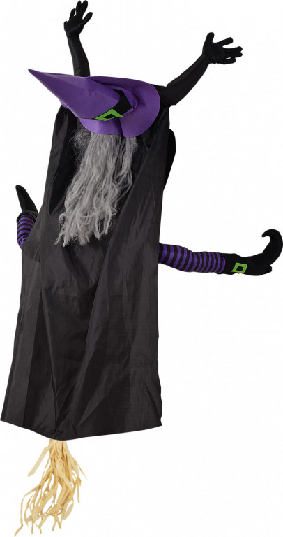 Zahradní halloweenská dekorace čarodějnice| 170 cm