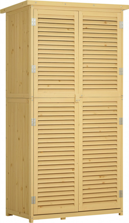 Dřevěná kůlna na nářadí 87x46,5x160 cm | přírodní