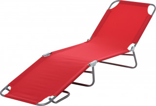 Kempingové skládací lehátko | červené č.1
