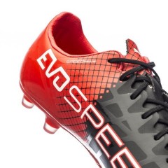 Kopačky Puma evoSpeed SL-S II AG 10380601 | White - black - red blast | veľkosť 45 (US 11,5 / UK 10,5) č.2