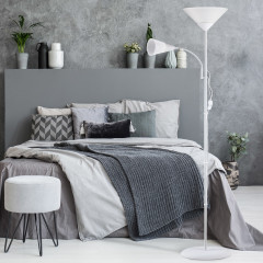 Stojící lampa Alissa | bílá č.1