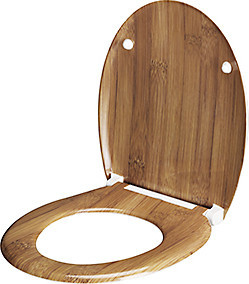 WC sedátko s tlumeným dovíráním | bambus č.4