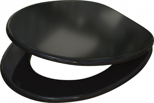WC sedátko Black s tlumeným dovíráním č.5