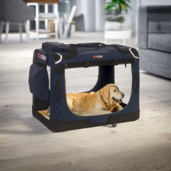 Přepravní box pro psy L 70x52x50cm | modrá Přepravní box pro psy L 70x52x50cm | modrá