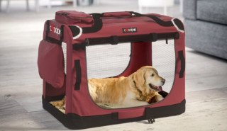 Přepravní box pro psy L 70x52x50cm |červená