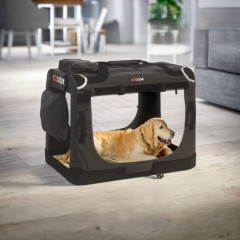 Přepravní box pro psy XL 82x58x58cm | antracit č.1