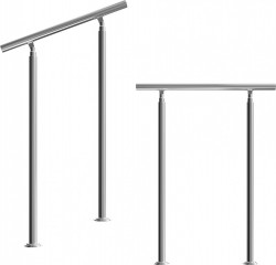 Zábradlí na schody z nerezové oceli 80cm č.1