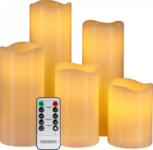 LED svíčky 5ks s dálkovým ovládáním č.5
