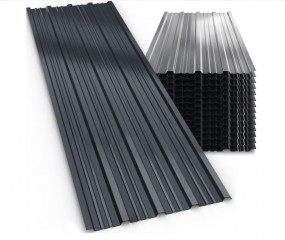 Sada 14 trapézových plechů 110x46cm | antracit č.1