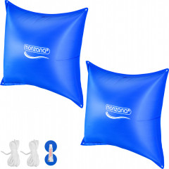 Sada 2 bazénových polštářů modrá 120x120cm č.1