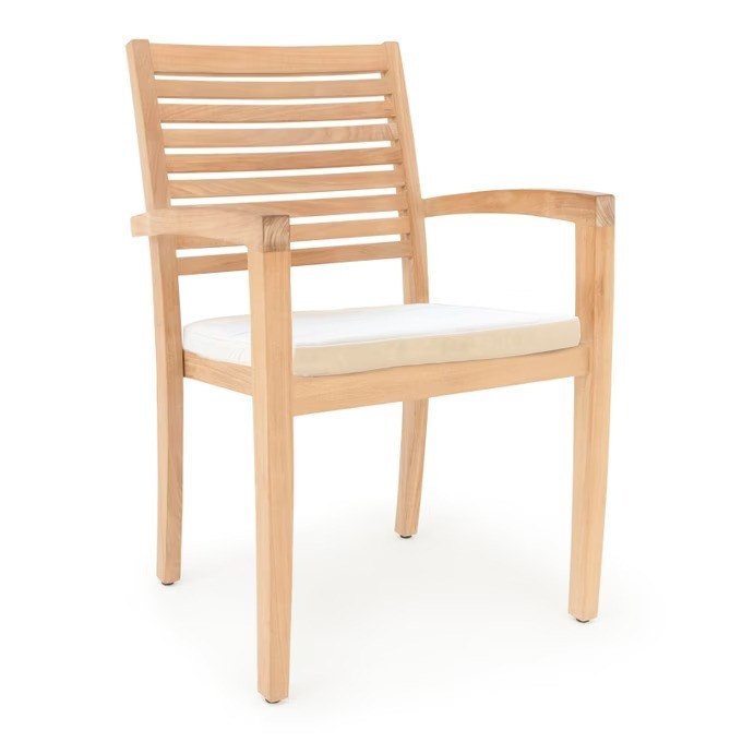 Podsedák Toscana bílý 60x60x7cm