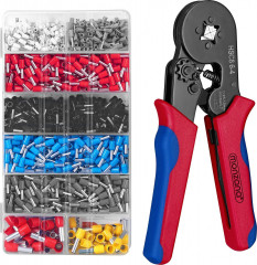 Sada krimpovacích kleští + koncovek vodičů! č.1