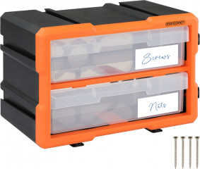 Úložný box na drobné díly 29,5x16x19,5cm | 4 přihrádky č.1