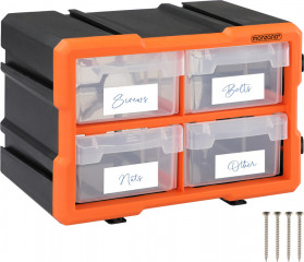 Úložný box na drobné díly 29,5x16x19,5cm | 8 přihrádek č.1