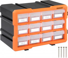 Úložný box na drobné díly 29,5x16x19,5cm | 24 přihrádek č.1