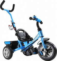Dětská tříkolka Raceline Blue s kovovým madlem č.1