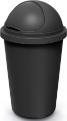 Odpadkový koš 50l | černý č.1