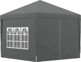 Zahradní altán s odnímatelnými bočnicemi | šedý č.1