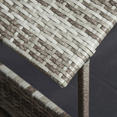 Ratanový domeček pro mazlíčky 98x69x70 cm | šedý č.5