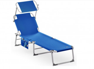 Lehátko Ibiza se stříškou | modrá č.1