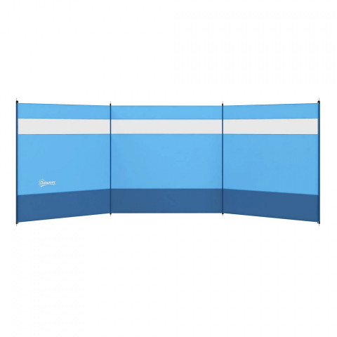 Zástěna proti větru, 440 x 140 cm | modrá č.3