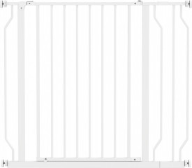 Nastavitelná zábrana do dveří nebo na schodiště 75-95 cm | bílá