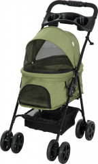 Kočárek pro psa 67 x 45 x 96 cm | tmavě zelený
