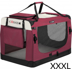 Přepravní taška pro psa XXXL 101x69x70cm | červená č.1