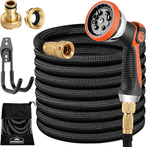 Zahradní černá hadice 22m