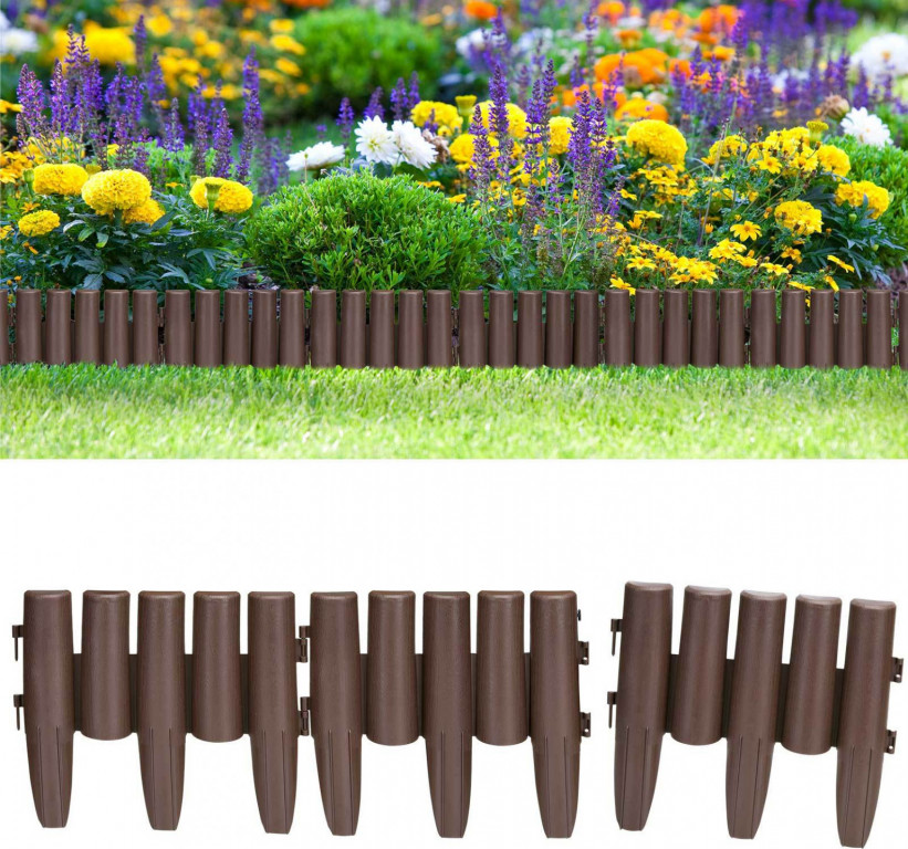 Zahradní kolíkové obruby 2,24 m