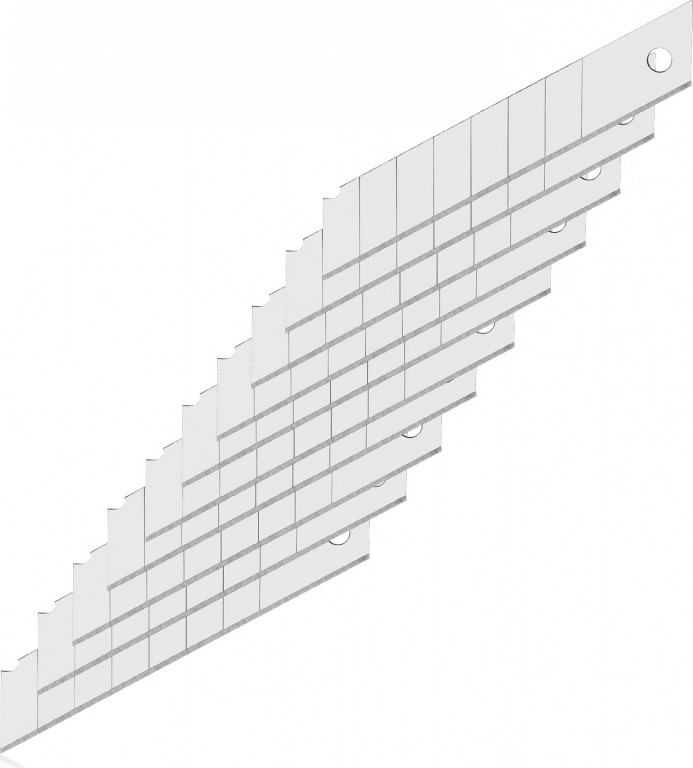 Sada 100 náhradních čepelí