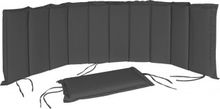 Polstrování na lehátko 183x56x7cm| antracit č.1
