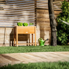 Vyvýšený záhon z akáciového dřeva 68x30x75cm Vyvýšený záhon z akáciového dřeva 68x30x75cm