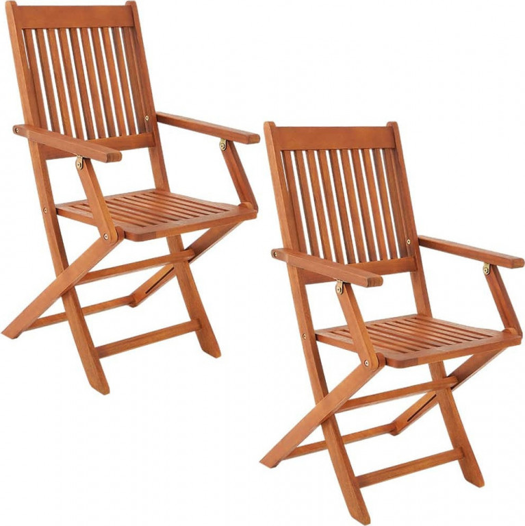 Zahradní židle Sydney sada 2 kusů |akácie