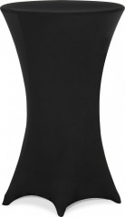 Potah na barový stůl Ø70cm | černý č.1