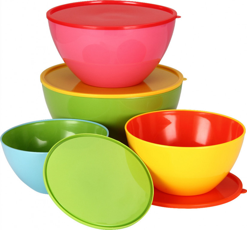 Sada 4 plastových misek