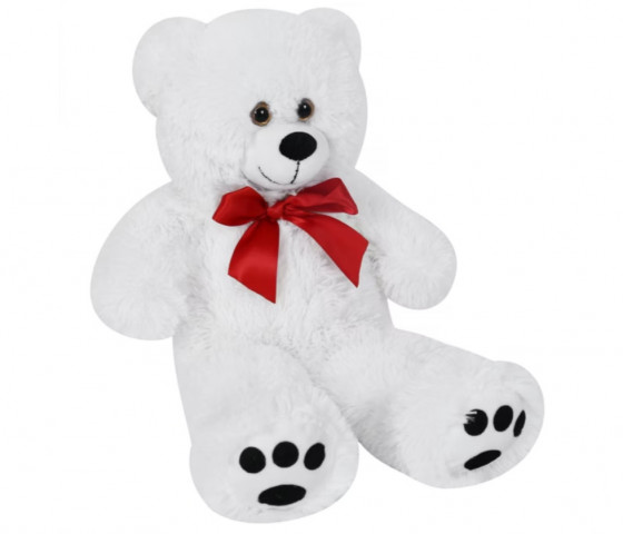 Plyšový medvídek L bílý 50cm č.2