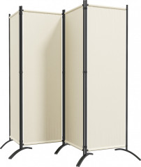 Zahradní paraván 221x50x172cm | krémový č.1