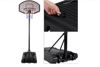 Basketbalový koš s kolečky 205-305 cm