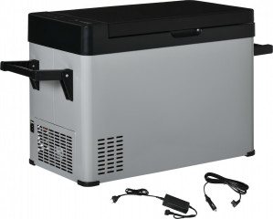 Chladicí box do auta 50L | šedý + černý
