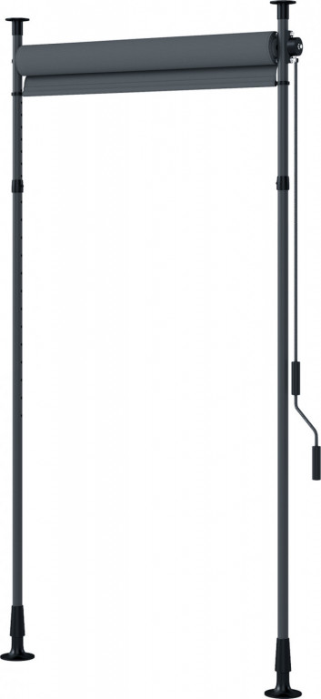 Vertikální markýza 150x120x310cm | tmavě šedá